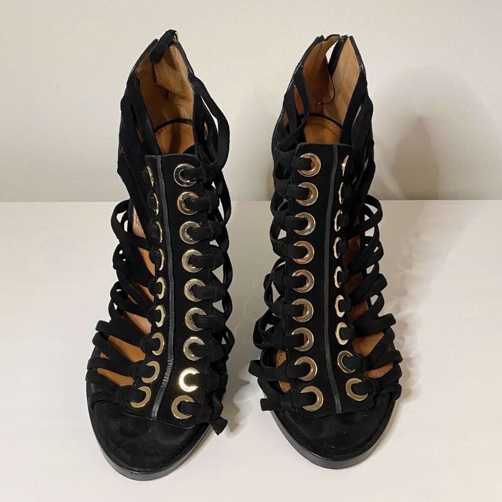 🖤🖤Givenchy Zenaide Suede Nautical Eyelet Heel🖤🖤 Black Friday